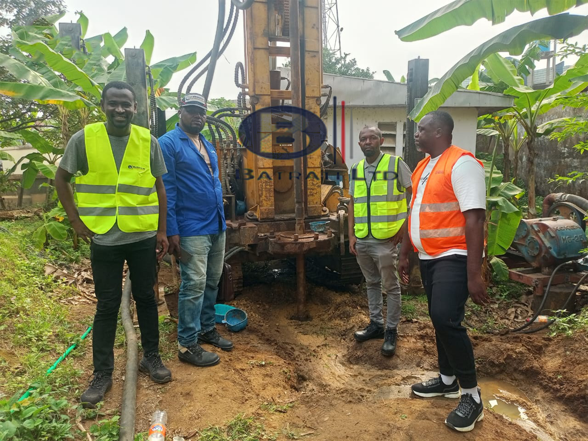 REALISATION DE QUATRE (04) FORAGES URBAINS DE DEBIT 140 M3/H EXTENSIBLE A 200 M3/H SUIVANT LES CAPACITES DE LA NAPPE POUR UN FLUX ADDITIONNEL DE + 17 600 M3 /JOUR DANS LA VILLE DE DOUALA